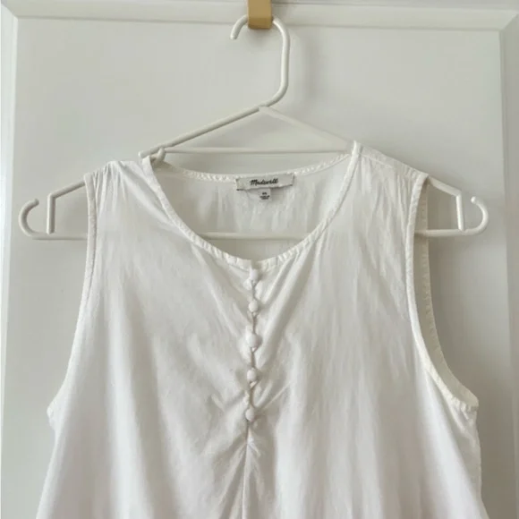 Madewell White Sleeveless Top - Picture 6 of 6